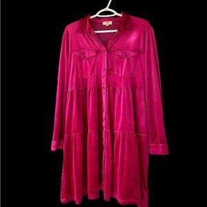 Umgee long sleeved dress size Large